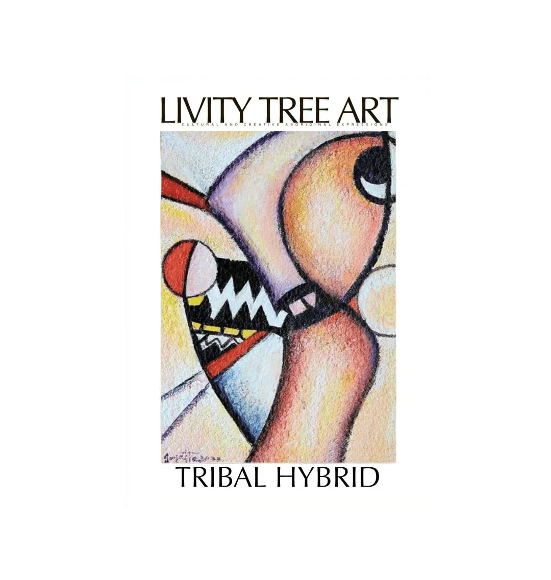 Tribal Hybrid Portrait Art Print (Frame Optional) - Livity Tree Art