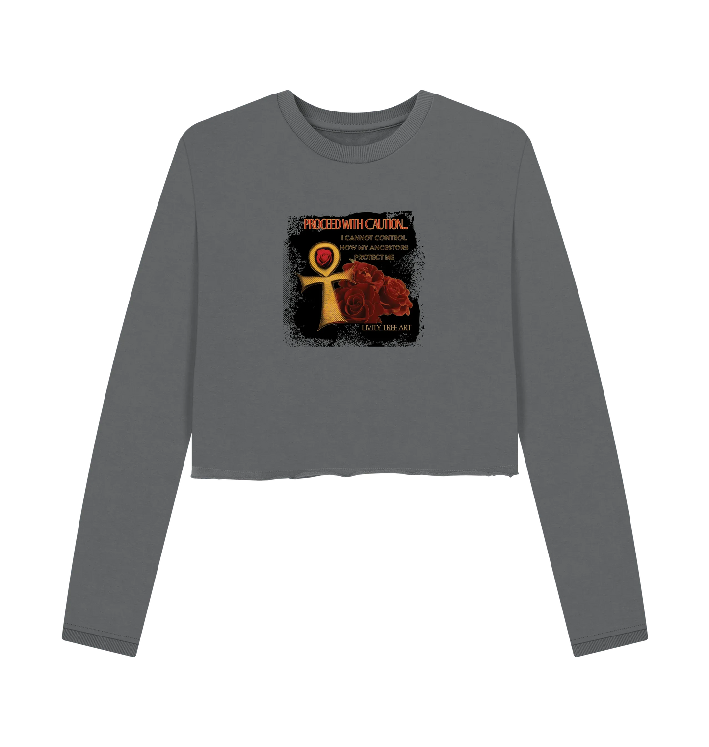 Ancestors Protection Women's Boxy Jumper - Livity Tree Art