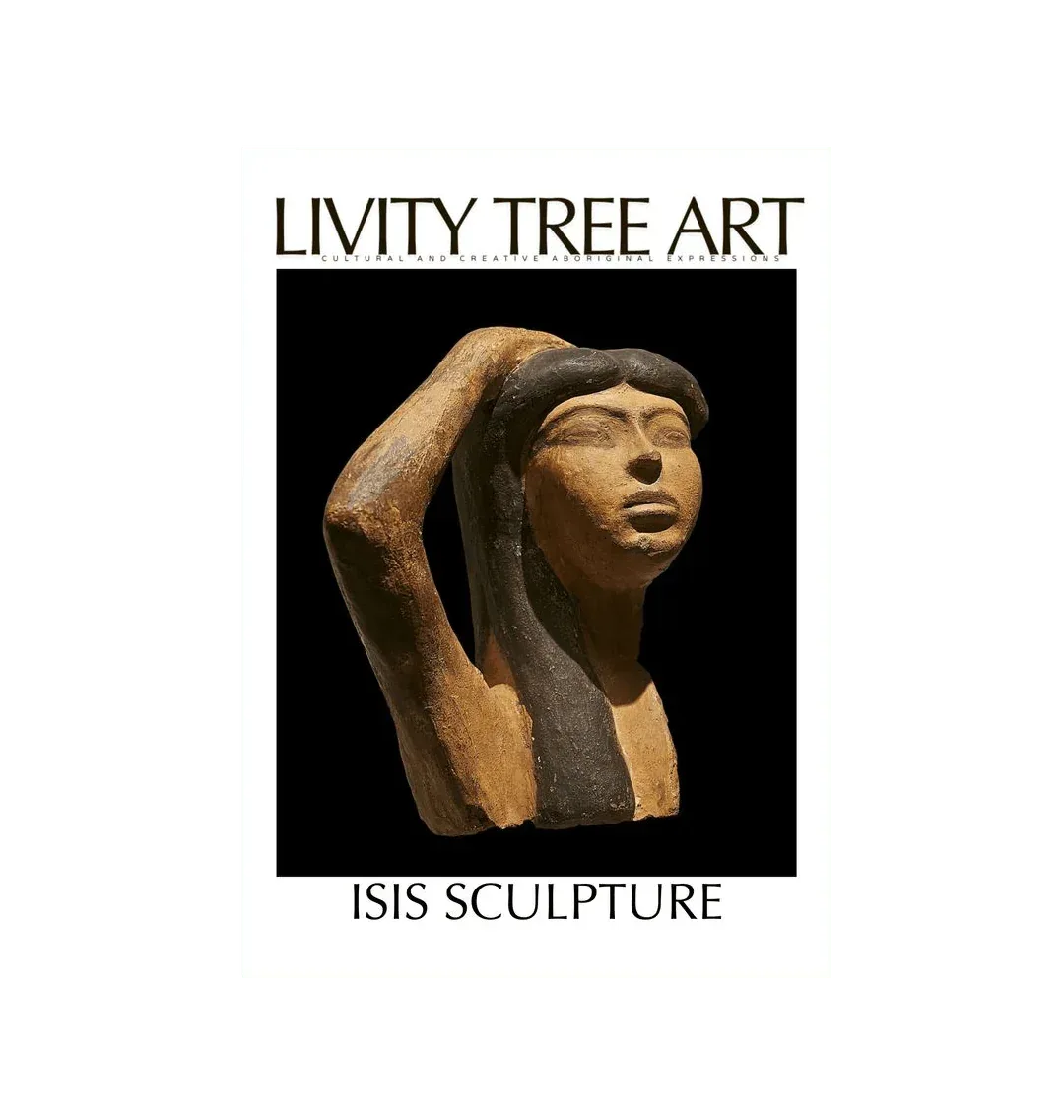Isis Sculpture Portrait Art Print (Hi-res Photo) - Livity Tree Art