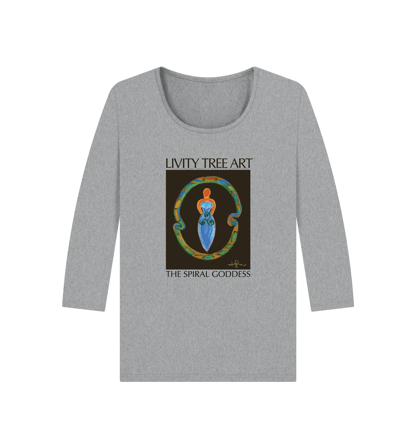 Athletic Grey Printed Long Sleeve T Shirt Front