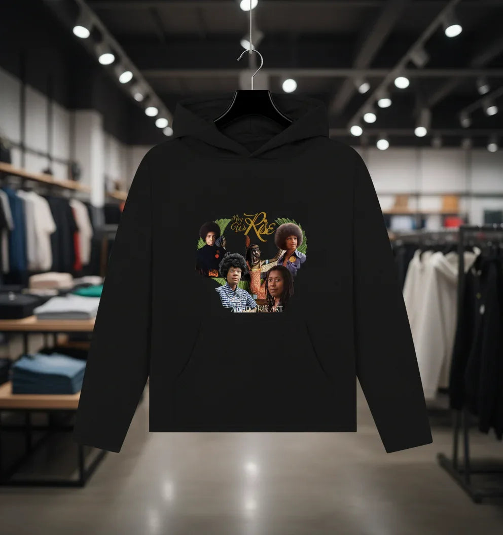 May We Rise Women's Relaxed Fit Hoodie - Livity Tree Art