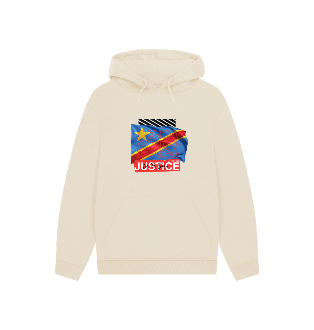 Oat Printed Hoody Front