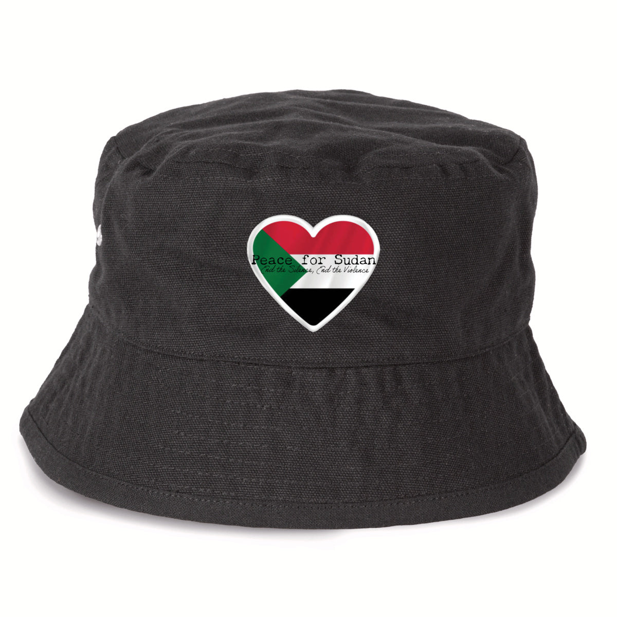 Peace for Sudan Bucket Hat - 100% Recycled Premium Plus | Tree of Life Art - Tree of Life Art