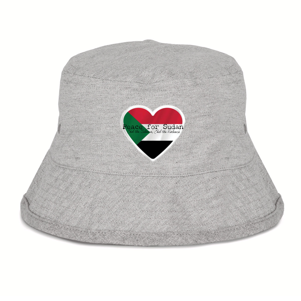 Peace for Sudan Bucket Hat - 100% Recycled Premium Plus | Tree of Life Art - Tree of Life Art