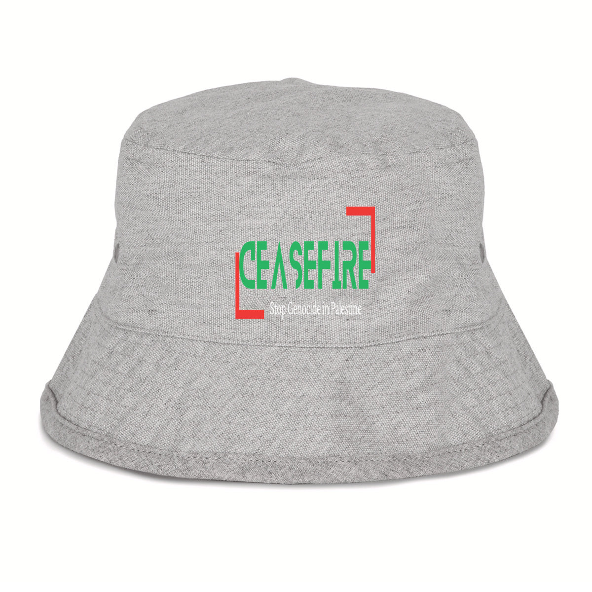Ceasefire Palestine Bucket Hat - 100% Recycled Premium Plus | Tree of Life Art - Tree of Life Art