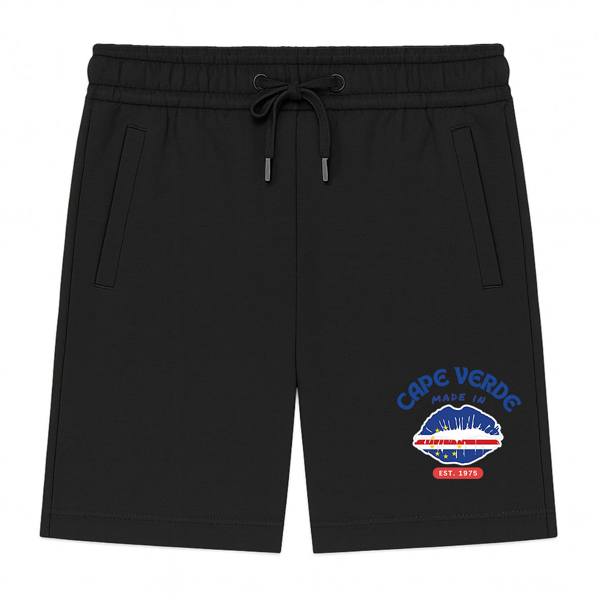 Made in Cape Verde, Men's Shorts Made in Portugal, 100% Organic Cotton - Tree of Life Art
