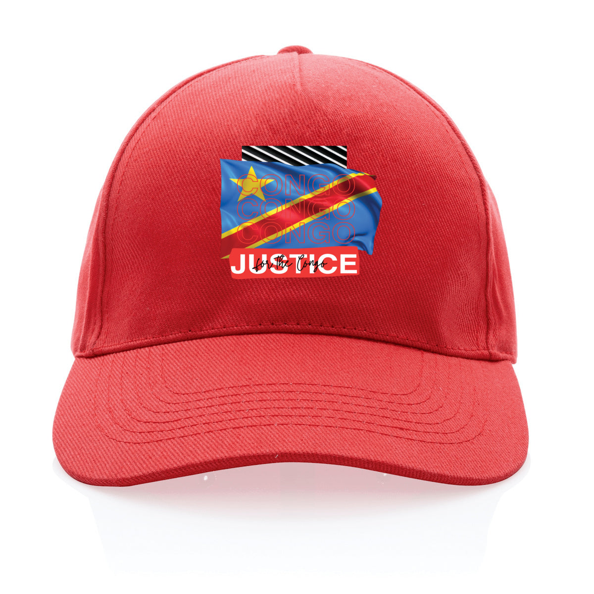 Justice for Congo Baseball Cap - 100% Recycled Premium | Tree of Life Art - Tree of Life Art