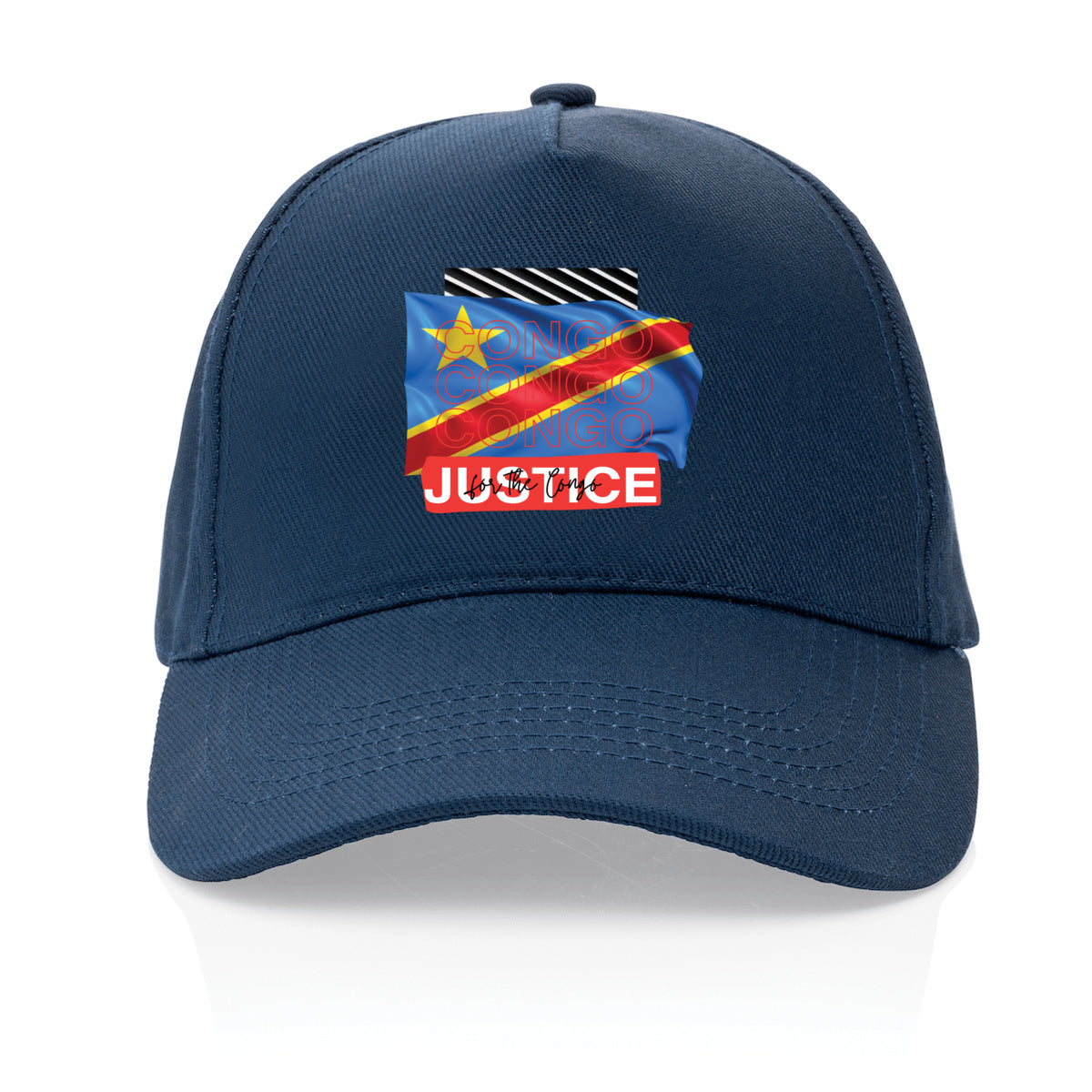 Justice for Congo Baseball Cap - 100% Recycled Premium | Tree of Life Art - Tree of Life Art