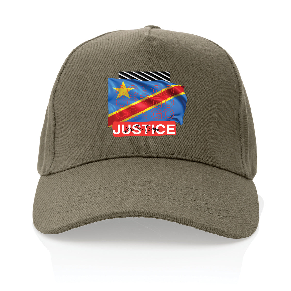 Justice for Congo Baseball Cap - 100% Recycled Premium | Tree of Life Art - Tree of Life Art