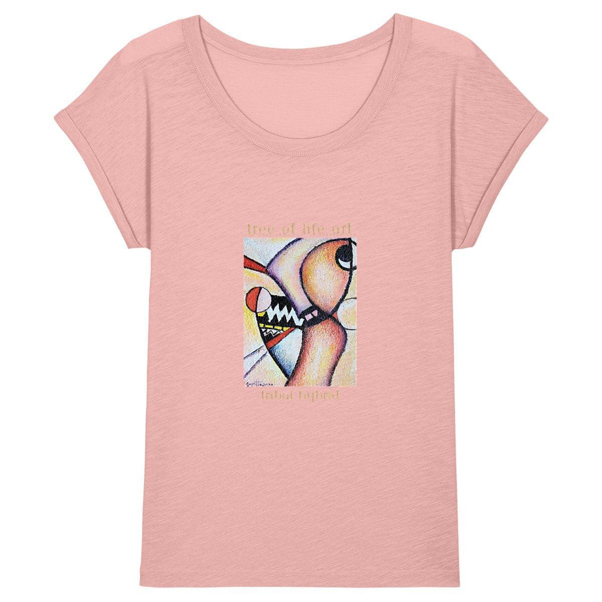 Tribal Hybrid Premium Plus Organic Cotton T-shirt Dress | Tree of Life Art - Tree of Life Art