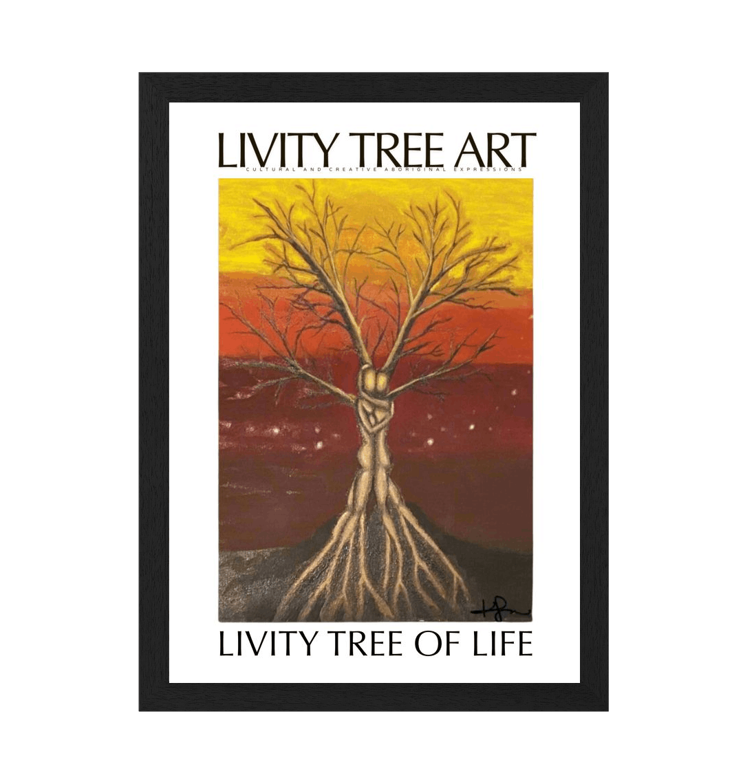 Black Frame Framed art print Front