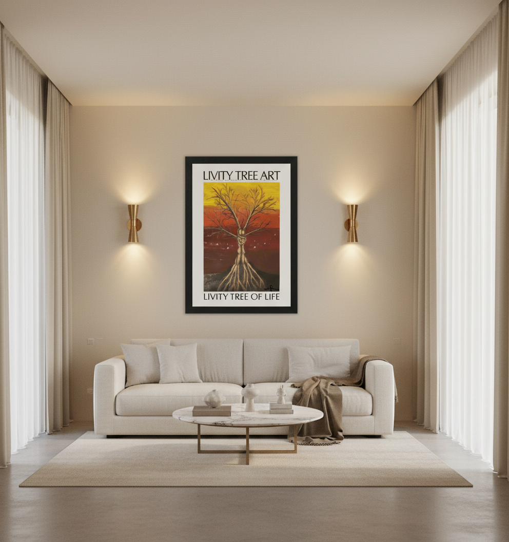 Livity Tree of Life Art Print (Optional Frame)