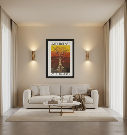 Livity Tree of Life Art Print (Optional Frame)
