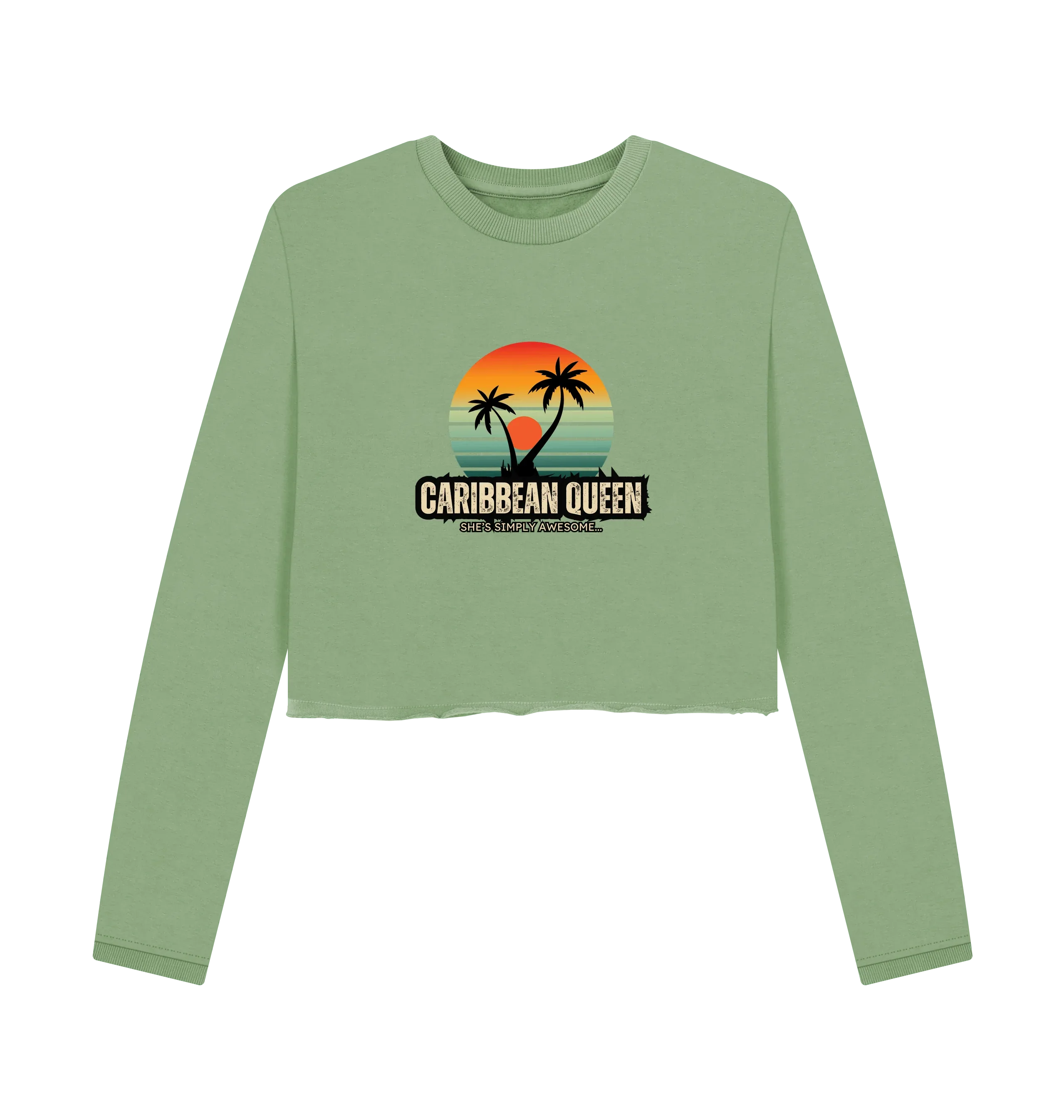 Caribbean Queen Women's Boxy Jumper - Livity Tree Art