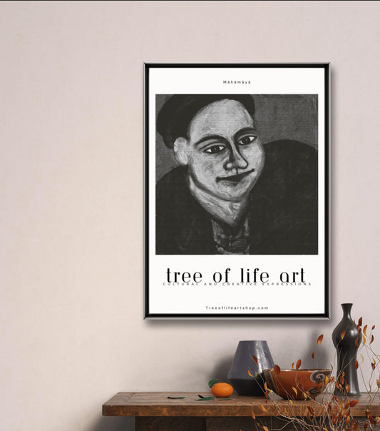Mahamaya - Cultural Art Vegan Poster Print, Premium Museum Quality | Tree of Life Art - Tree of Life Art