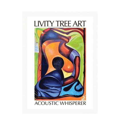 White Frame Framed art print Front