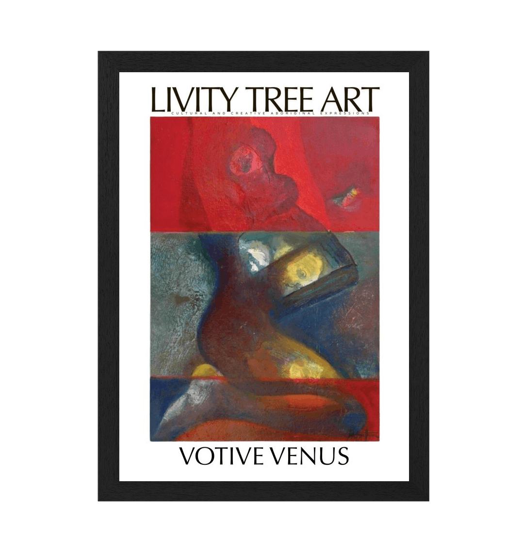 Black Frame Framed art print Front