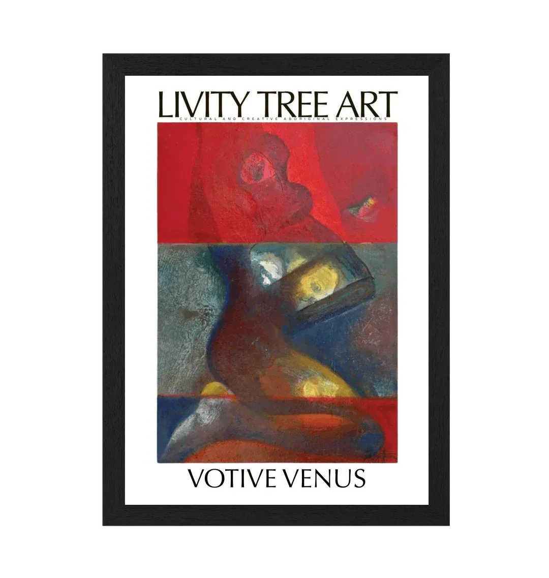 Votive Venus Portrait Art Print - Livity Tree Art