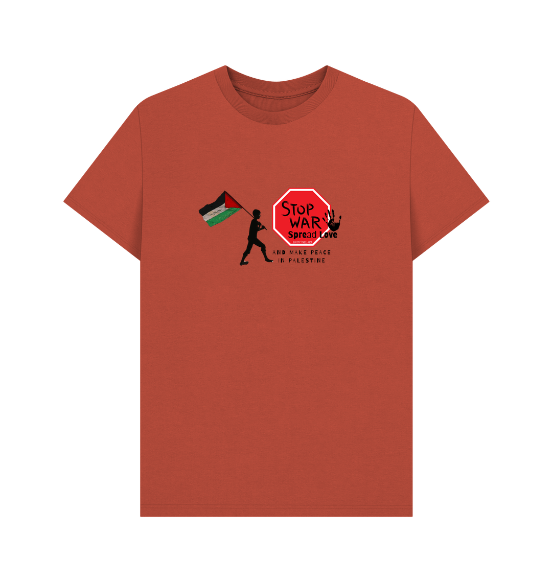 Rust Printed T-shirt Front