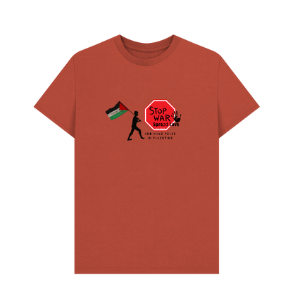 Rust Printed T-shirt Front