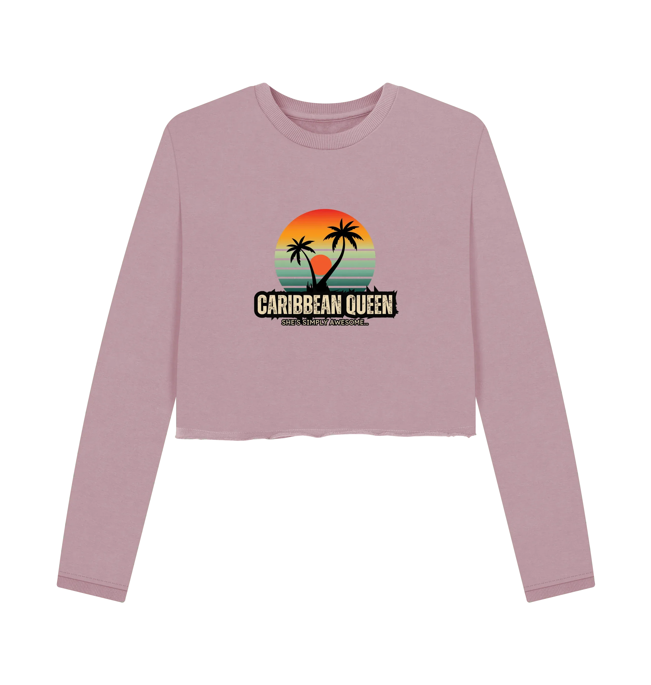 Caribbean Queen Women's Boxy Jumper - Livity Tree Art