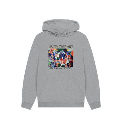 Athletic Grey Printed Hoody Front