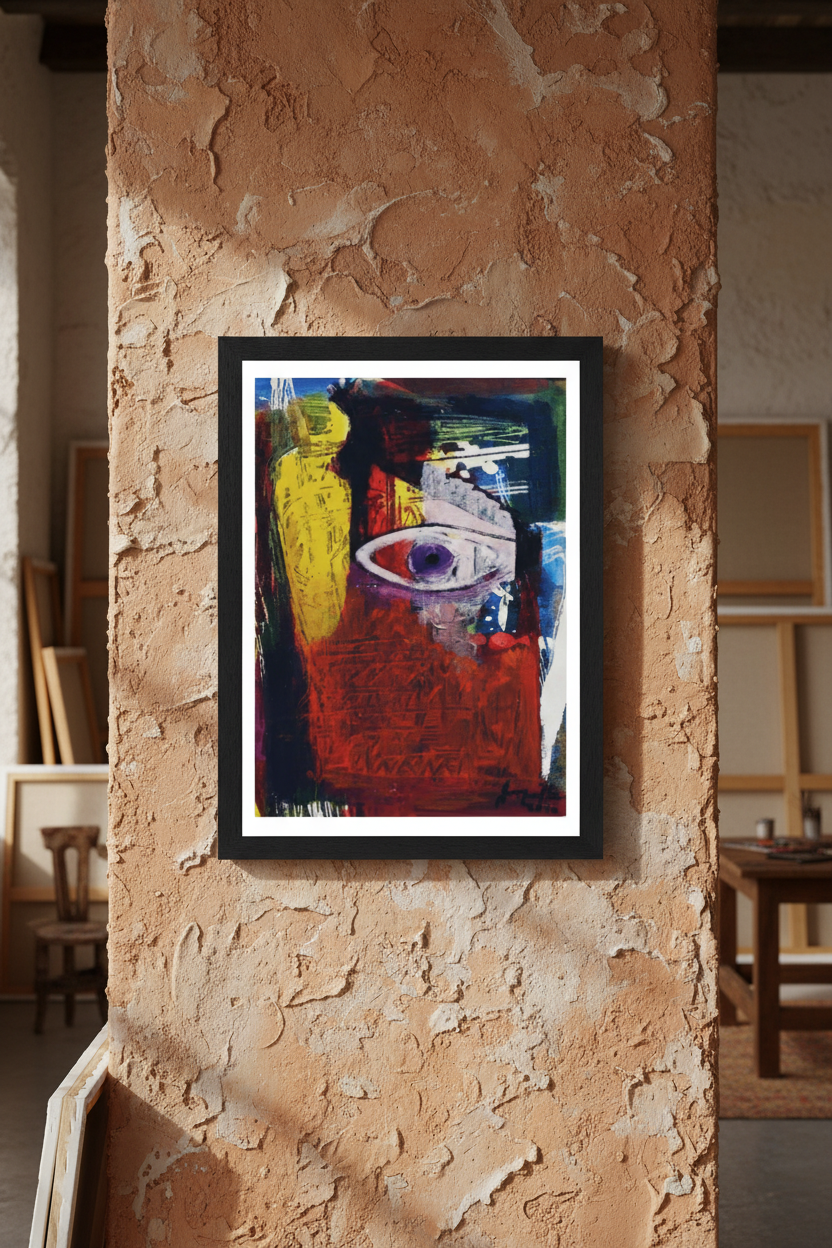 Black Frame Canvas Print Front