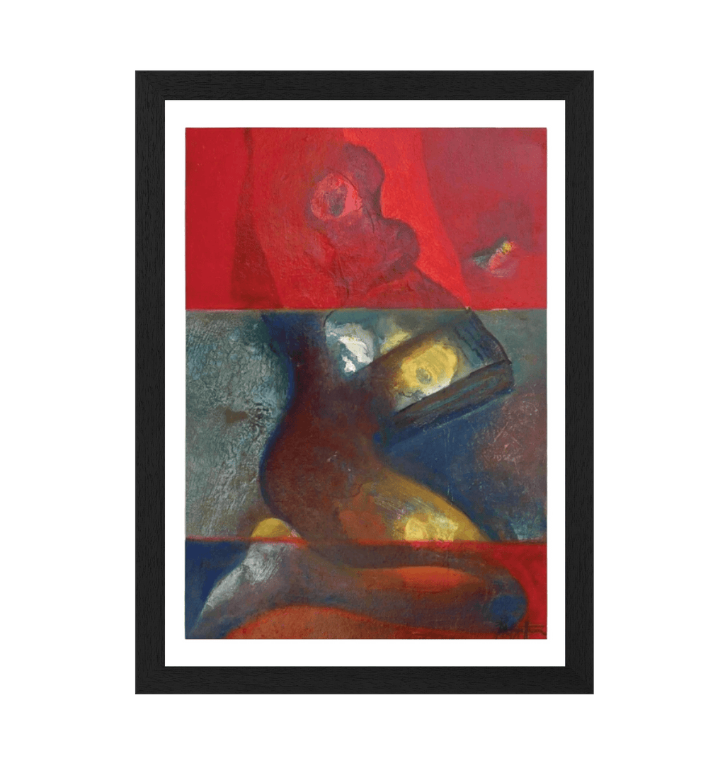 Black Frame Framed art print Front