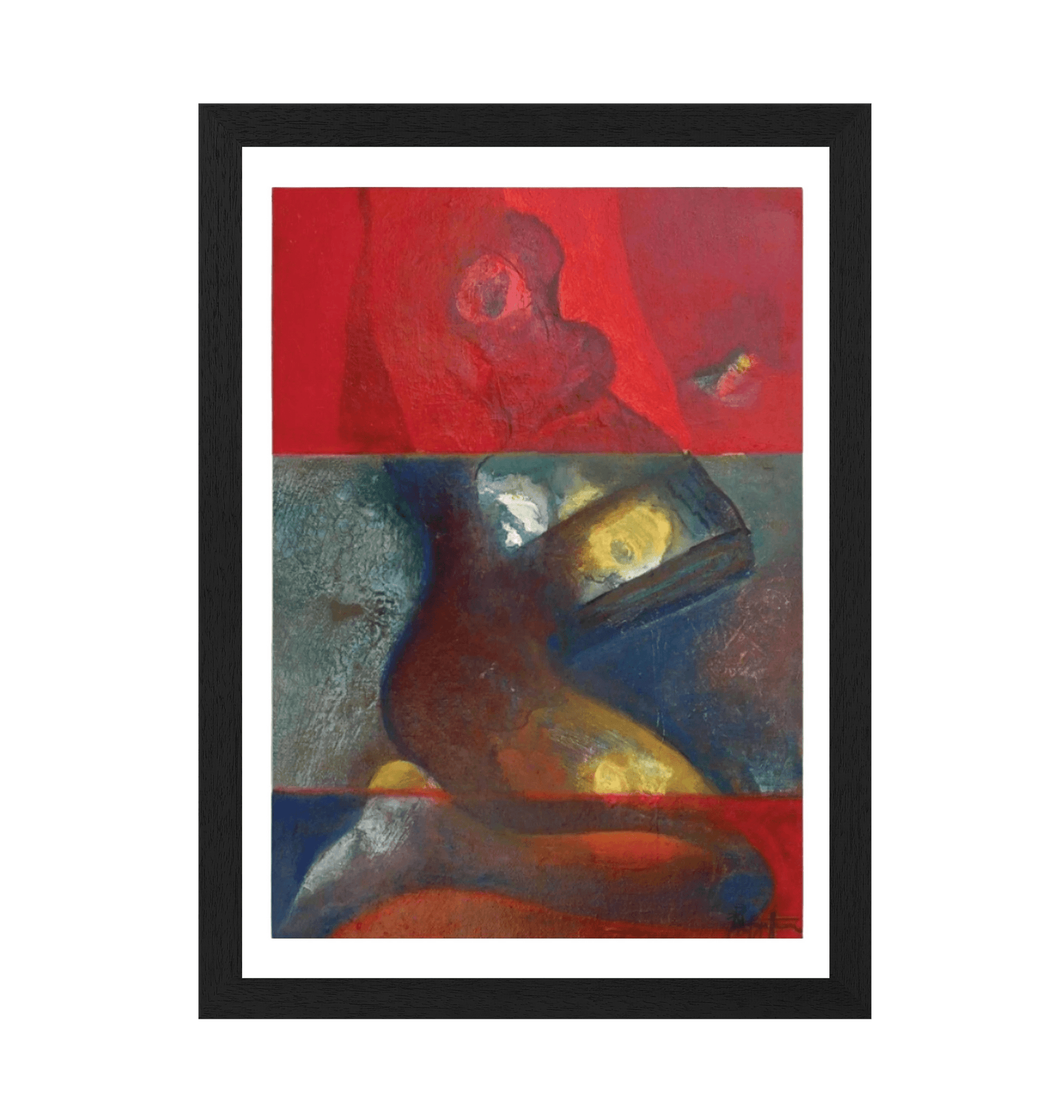 Black Frame Framed art print Front