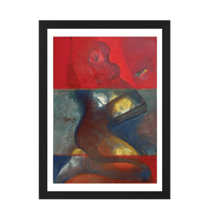 Black Frame Framed art print Front