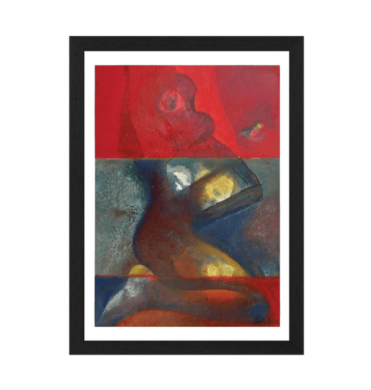 Black Frame Framed art print Front