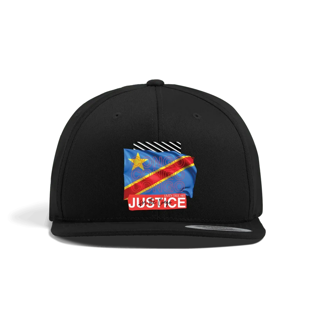 Justice for Congo Snapback Cap - Livity Tree Art