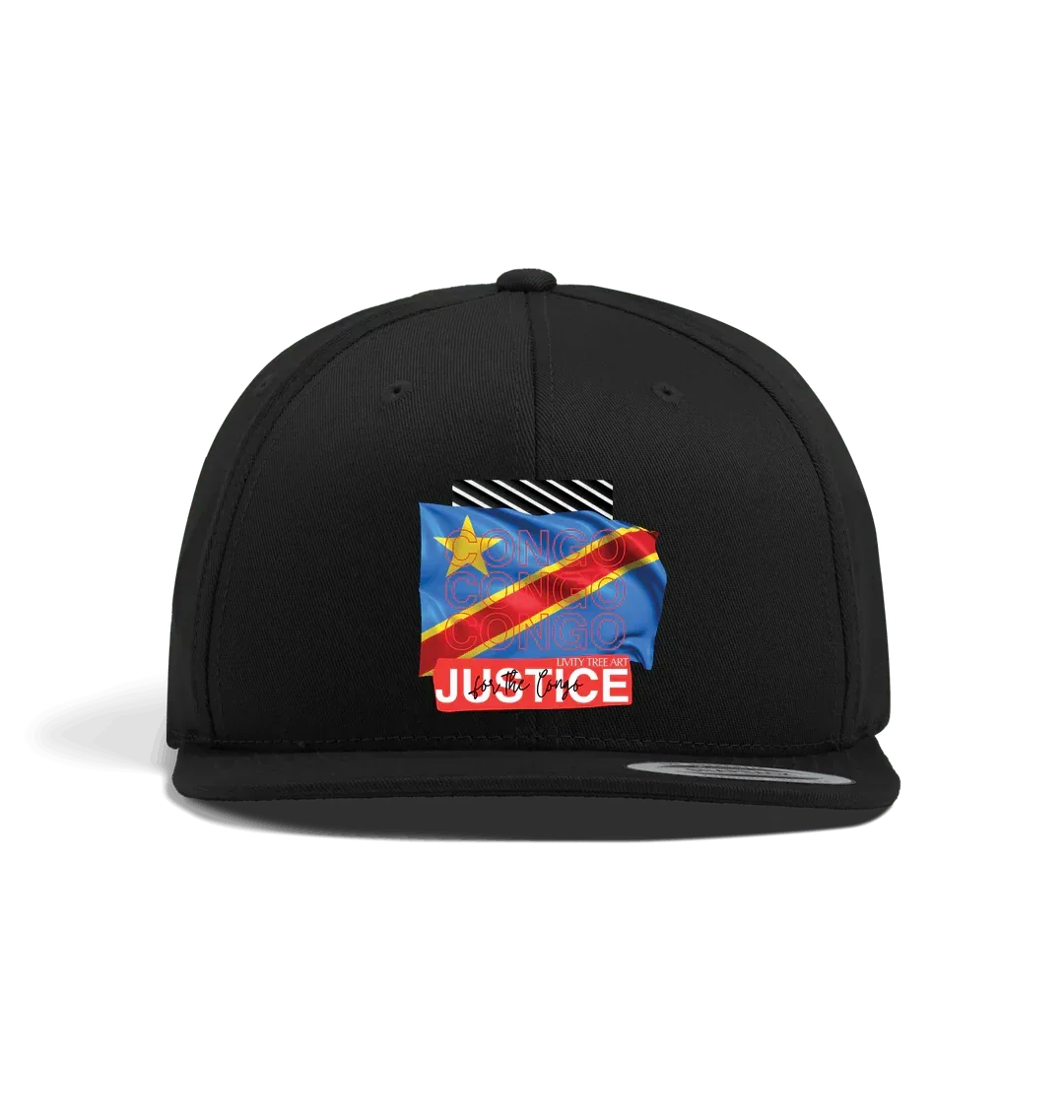 Justice for Congo Snapback Cap - Livity Tree Art