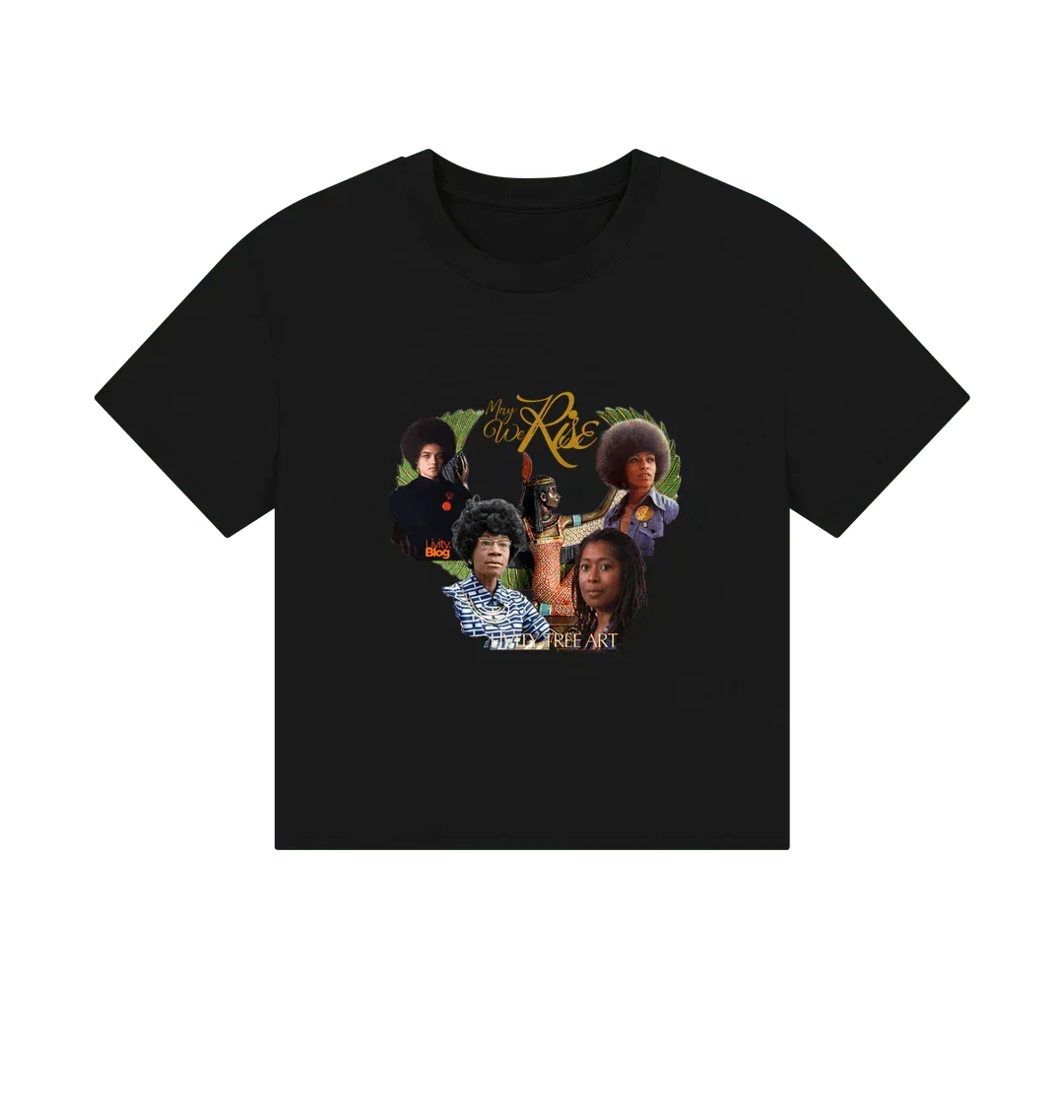 May We Rise Women's Boxy Tee - Livity Tree Art