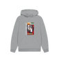 Athletic Grey Printed Hoody Front