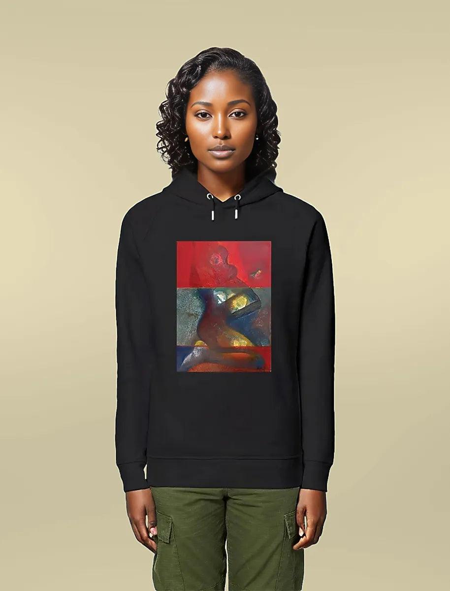 Votive Venus Premium Unisex Side Pocket Medium Fit Hoodie - 85% Organic Cotton, 15% Recycled Polyester | Tree of Life Art - Tree of Life Art