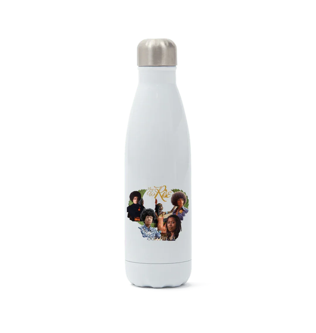 May We Rise Stainless Steel Bottle - Livity Tree Art