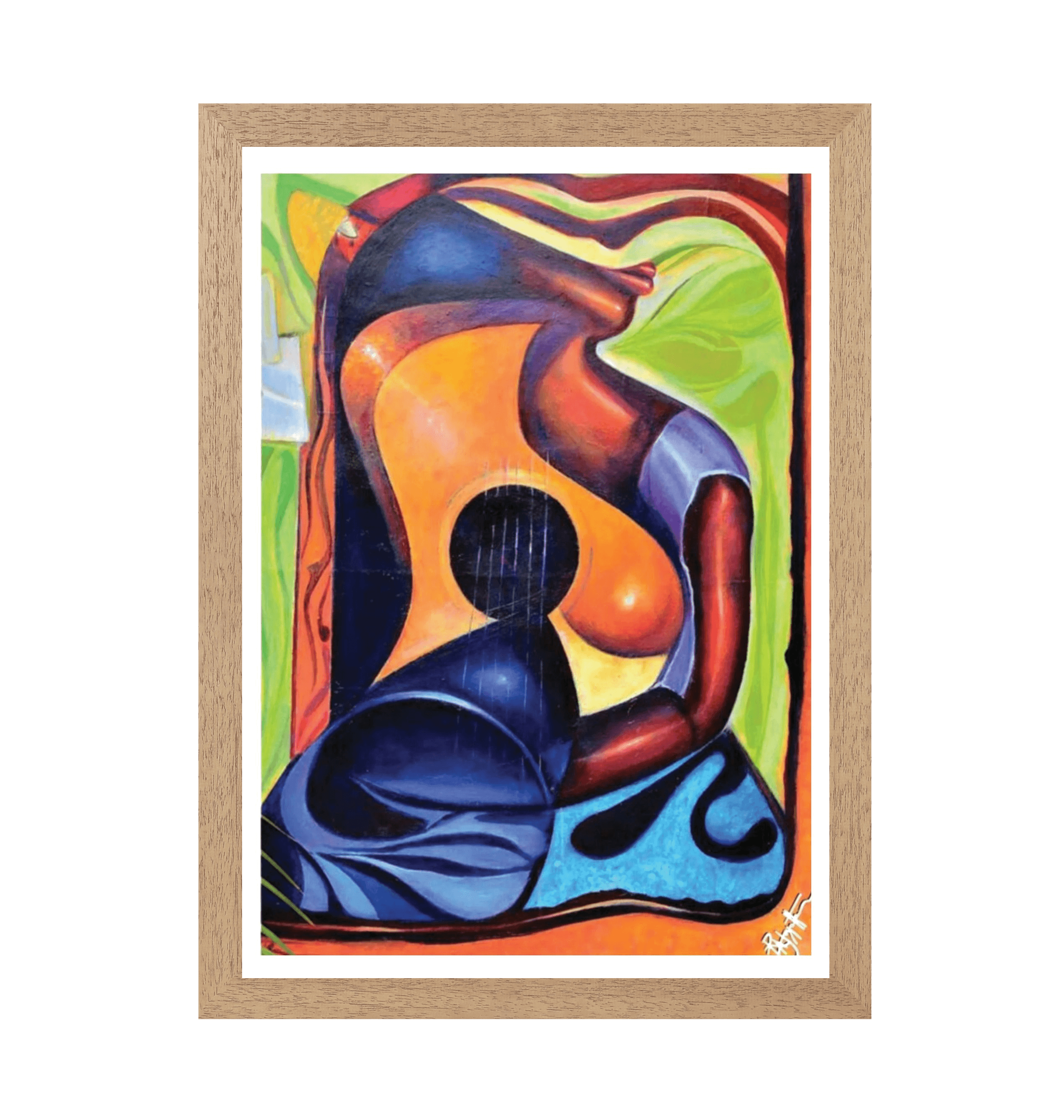 Natural Frame Framed art print Front