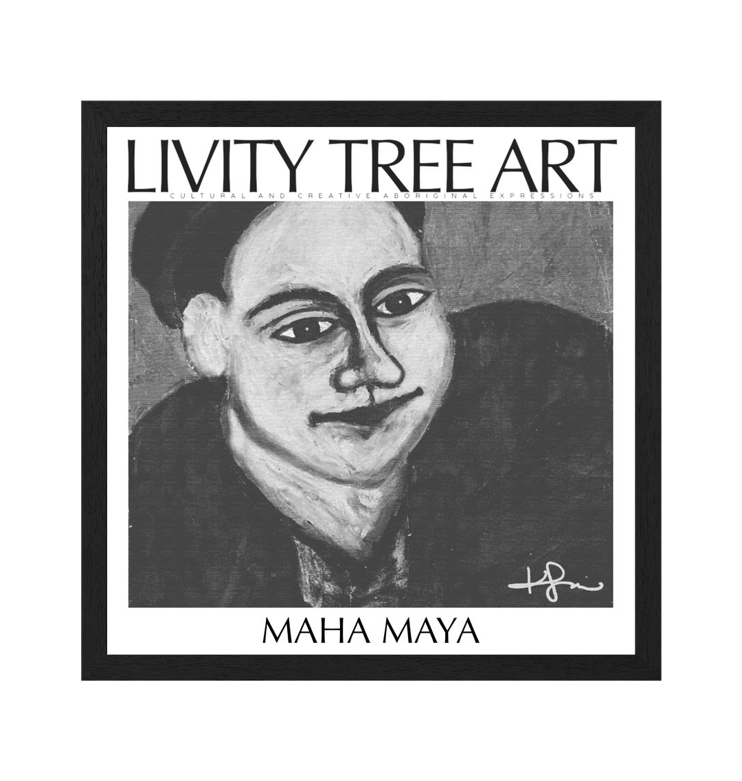 Black Frame Framed art print Front