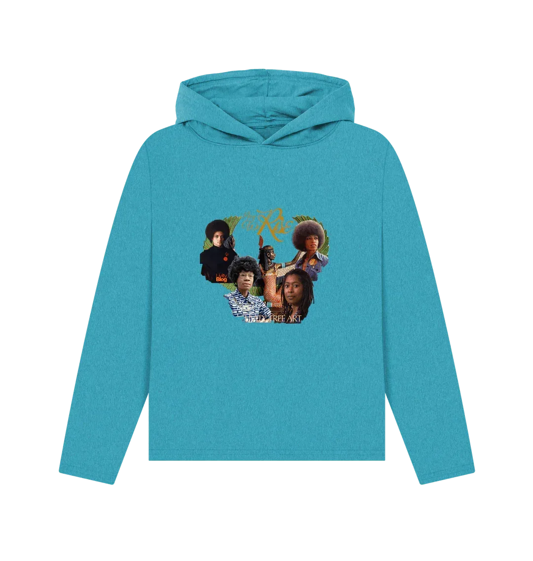 May We Rise Women's Relaxed Fit Hoodie - Livity Tree Art