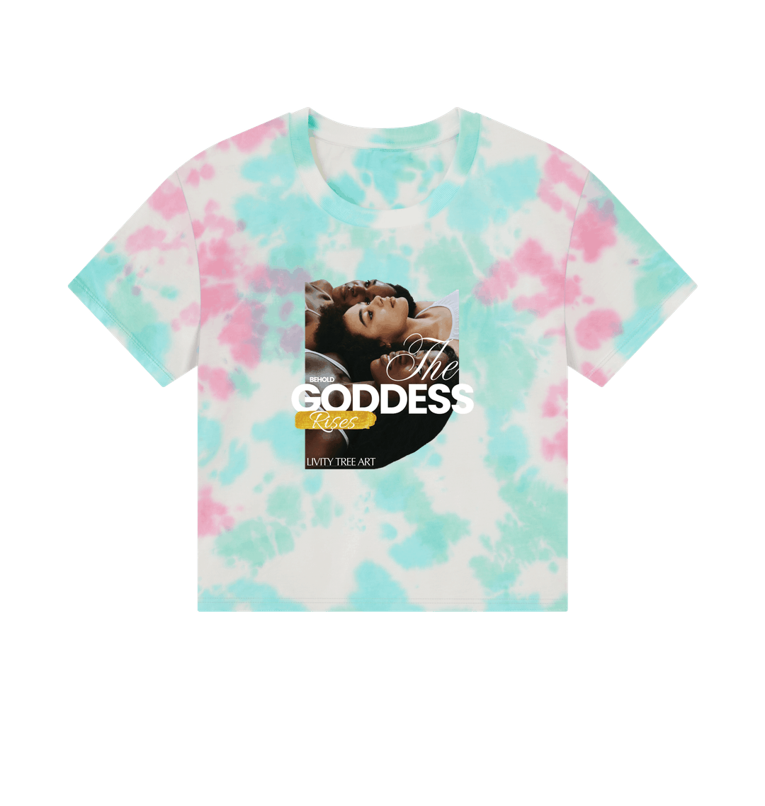 Pastel Tie Dye Printed T-shirt Front