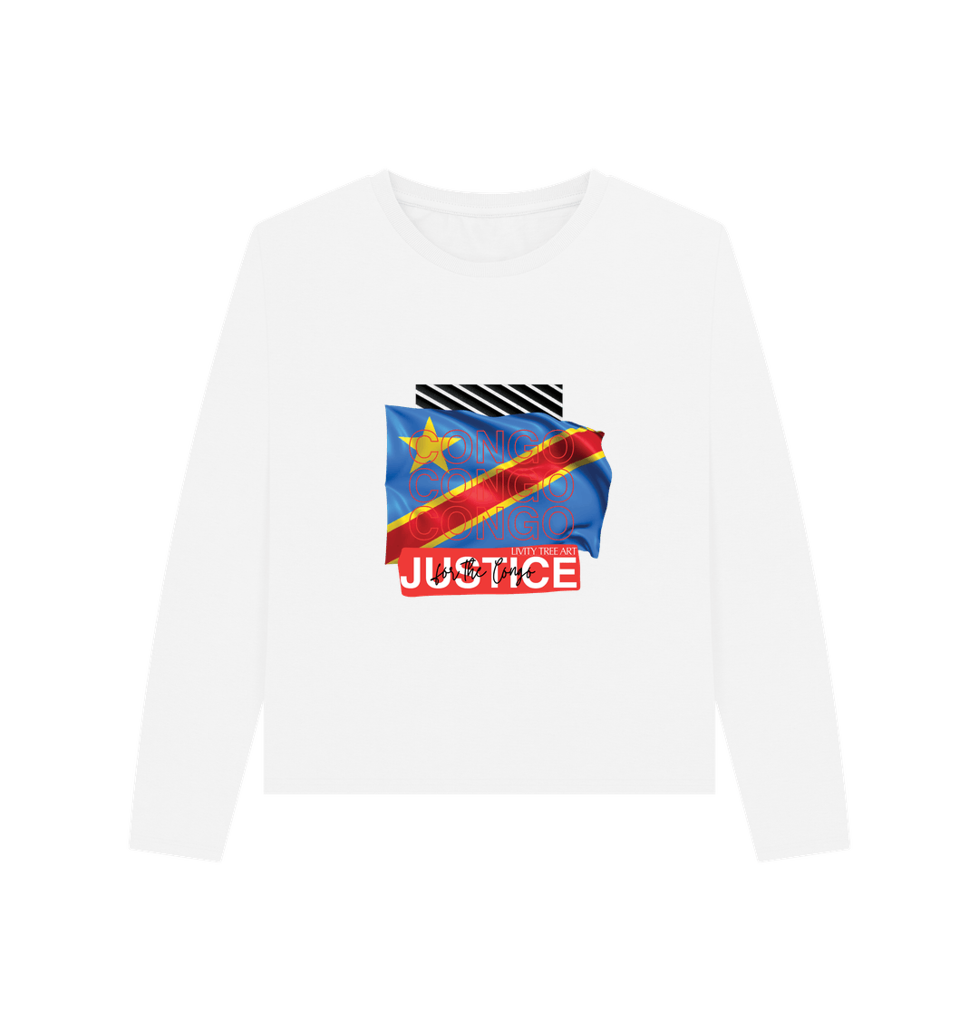 White Printed T-shirt Front