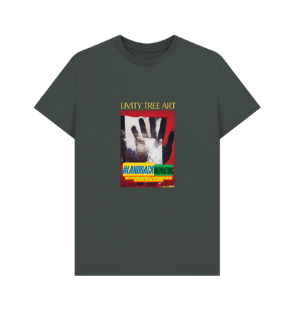 Dark Grey Printed T-shirt Front