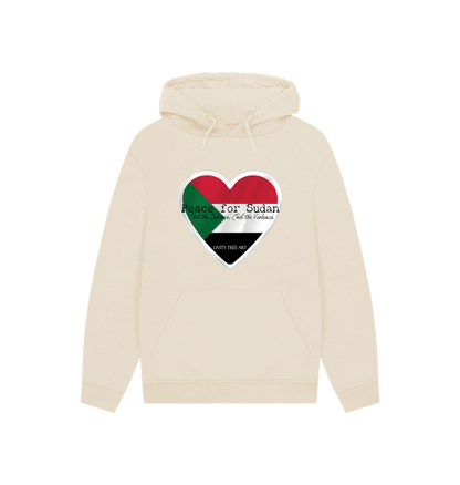 Oat Printed Hoody Front