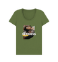 Khaki Printed T-shirt Front