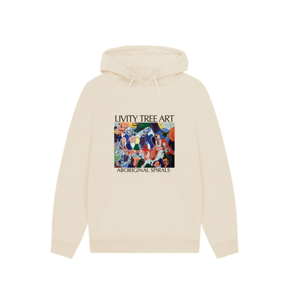 Oat Printed Hoody Front