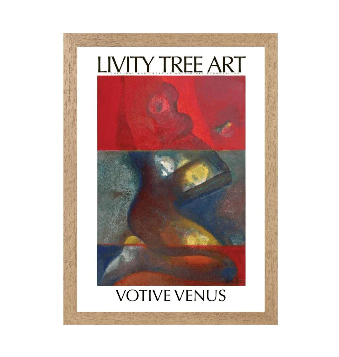 Votive Venus Portrait Art Print - Livity Tree Art