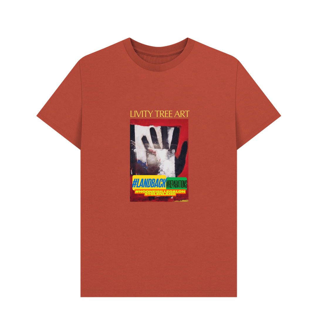 Rust Printed T-shirt Front