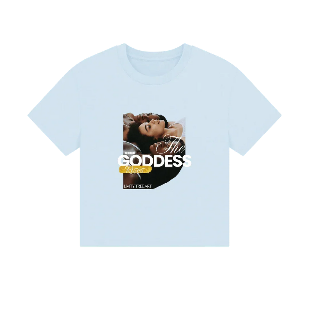 Goddess Rises Women's Boxy Tee - Livity Tree Art