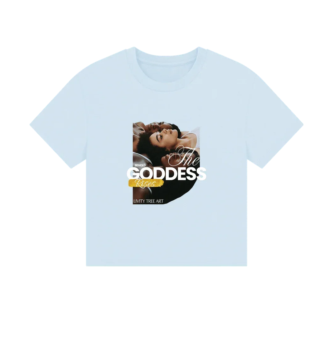 Goddess Rises Women's Boxy Tee - Livity Tree Art